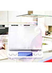 Resim Bucuks Elektronik 3 Kg Kapasiteli Dijital Hassas Kantar Mutfak Tartısı Terazi Renkli 