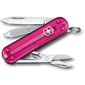 Resim Victorinox 0.6223.T5G Classic Şeffaf Pembe Çakı 