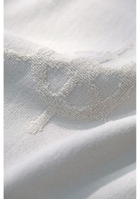 Resim Favora Trend %100 Pamuk Kabartmalı Plaj Havlusu - Bej 