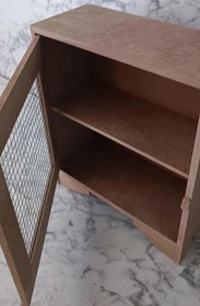 Resim Hobi Adn Tezgah Üstü Çok Amaçlı Telli Dolap Ahşap MDF HAM El yapım 
