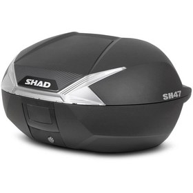 Resim Shad Sh47 Motosiklet Arka Çanta Beyaz Reflektör 
