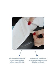 Resim Babyjem Hijyenik Kaymaz Tek Kullanımlık Klozet Kapak Örtüsü 10 Adet 