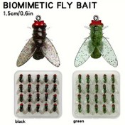 Resim 20 Parça Fly Fishing Yumuşak Yem Seti - Yüksek Kaliteli Yapay Sinekler için Fly Bağlama - Tuzlu ve Tatlı Su Balıkçılığı İçin İdeal, Yavaş Batan Gerçekçi Böcek Cazibeleri 