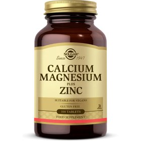 Resim SOLGAR Kalsiyum Magnezyum Ve Çinko 100 tablet 