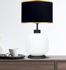 Resim MİNİMAL E-TİCARET & BİLGİ TEKNOLOJİLERİ Transparent Black Cam Abajur 