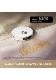 Resim Dreame L40 Ultra Ae Beyaz Robot Süpürge 
