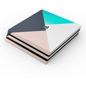 Resim Kt Grup Modern Minimal Renkler Playstation 4 Pro Uyumlu Sticker Kaplamalar 
