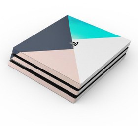 Resim Kt Grup Modern Minimal Renkler Playstation 4 Pro Uyumlu Sticker Kaplamalar 
