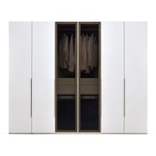 Resim Enza Home Legato 6 Kapaklı Akordeon Gardrop - Beyaz 