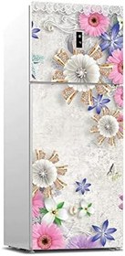 Resim Buzdolabı Sticker Kaplama Dolap Kaplama Etiketi 3d Papatya 