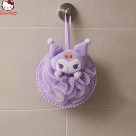 Resim 1 Adet Sanrio Kuromi & Cinnamoroll Banyo Topu - Yumuşak Peelingli Duş Süngeri, Sırt Temizleme için Sevimli Karakter Tasarımı, Düğün Hediyesi, Banyo Aksesuarları, Cilt Bakım Rutini, Eğlenceli Stil, Nazik Peeling, Güzellik Tutkunları İçin 