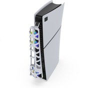 Resim Ps5 Slim Disk Ps5 Slim Dijital Uyumlu Rgb Işıklı Soğutucu Fan Tp5-3538s 