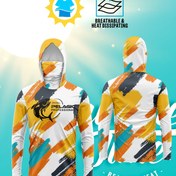 Resim Profesyonel Pelajik Balıkçılık Hoodie Maskeli, Av Ekipmanı, Açık Hava Koruyucu Giyim, Serin Hisseden Giyim, Plaj Koruma Giyim ve Güneş Ayarı Gömlek. 