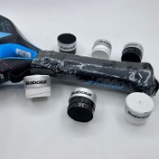 Resim 30 Adet Babolat Tenis Overgrip - Kaymaz PU Tutuş Bandı, Çok Yüzey Kullanımı için Tenis, Badminton ve Padel Raketleri & Araç Kolları - Dayanıklı Siyah/Beyaz Overgrip (30'lu Paket), Tenis Aksesuarları, Spor Tasarım, Yüksek Çekiş Malzemesi, Badminton Oyuncuları, Şık Raketi Aksesuar, Raket Severler İçin 