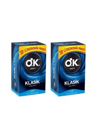 Resim Okey Prezervatif Klasik 2 x 20'li 