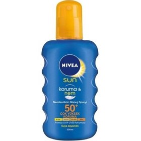 Resim Nivea Sun Koruma&Nem Güneş Spreyi SPF 50+ 200 ml 
