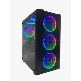 Resim Gameforce Panda 4x120mm Rgb Fanlı Kumandalı Atx Oyuncu Bilgisayar 
