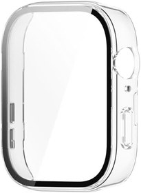 Resim NovStrap Huawei Watch Fit 3 ile Uyumlu Ekran Koruyucu Temperli Cam Kasa Koruyucu Kılıf Sert Pc ŞEFFAF 