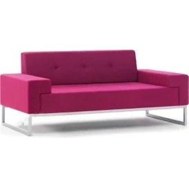 Resim Koltukstilim Pink Ikili Ofis Kanepesi 