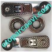 Resim Golf 1-Jetta 1 Cam Açma Kolu Wolfsburg Krom Karbon Takim 432809500 