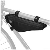 Resim Dianziye Sahoo Travel Serisi Bisiklet Çerçeve Çantası Ön - Su Geçirmez 600d Polyester, 1l Hacim, Yansıtıcı Şeritli, Günlük Kullanim İçin Siyah 