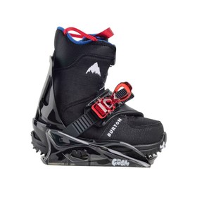 Resim Burton Grom Binding Unisex Çocuk Siyah Snowboard Bağlaması 