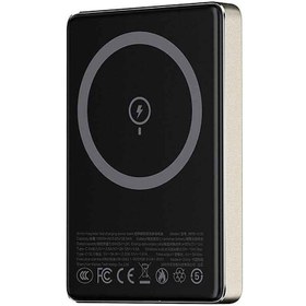 Resim Recci RPB-W26 Armor Serisi Ultra İnce PD 20W Hızlı Şarj Özellikli Wireless Powerbank 15W 10000mAh - Gri 