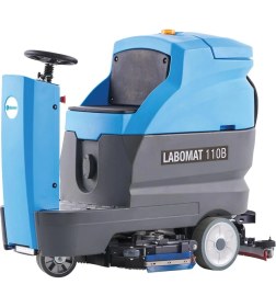 Resim Labomat 110B Binicili Akülü Zemin Temizleme Makinesi 