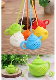 Resim Çaydanlık Tasarımlı Çay Demleme Süzgeci Yanmaz, Erimez Süzgeç Diğer 