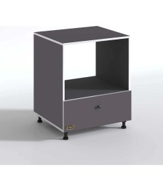 Resim Kenzlife ocak dolabı bennu gri 85*70*60 XLARGE kapaklı hazır mutfak klasik setüstü ocak için sabit tabla 