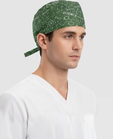 Resim ÇİZGİ MEDİKAL Bilim Dersleri Desenli Bone (Cotton Likra Kumaş) 