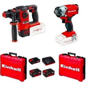 Resim Einhell Herocco Te-Ci/18'1Li 2'li Power X-Change Akü Şarjlı Kırıcı Delici 