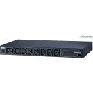 Resim PE6208G 8 Port C13 1 Port C19 20A 16A 1u Pdu Switch Güç Kablosu Çoklayıcı 