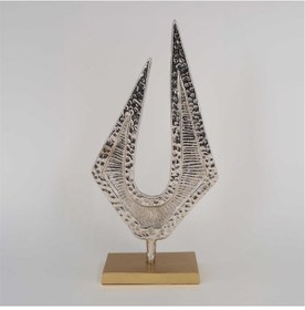 Resim Vitale Metal Mızrak Silver Dekor 9 20 39 Cm 