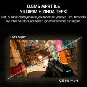 Resim Gamepower Sonic T80 27" 0.5 Ms 2k IPS 180 Hz Oyuncu Monitörü + Oyuncu Mouse Hediye 