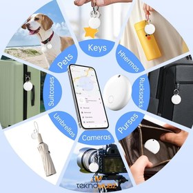 Resim Smart Finder LOSHALL Air Tag (Anahtar, Bavul, Sırt Çantası, Cüzdan ve Evcil Hayvan Takip Cihazı ) 