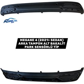 Resim İTHAL Megane 4 Arka Tampon Alt Bakalit (2021> Sedan) 850B20424R 