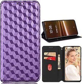 Resim BaiFu Realme C51 4G Cüzdan Kılıfı, PU Deri Manyetik Kapatma Kapaklı Kılıf Telefon Kılıfı Realme C51 4G ile Uyumlu, Square5 