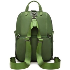 Resim Barcelona Saten Kumaş Kadın Postacı Ve Sırt Çantası Barcelona 2108 Camel 