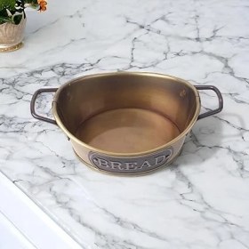 Resim Gondol Lüks Ekmek Sepeti Gold Kaplama Inceliği, Galvaniz Dayanıklılığı ve Lüks Tasarımıyla Gondol Lüks Ekmek Sepeti 