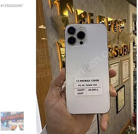 Resim Apple iPhone 13 Pro Max İkinci El TR | 128 GB | Gümüş 