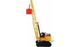 Resim MEGA 1:50 Kablo Kumandalı Fonksiyonlu Inşaat Vinç 