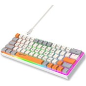 Resim Geeroyoo Hxsj K88 Mini Mekanik Klavye - 63 Tuş, Çift Renkli 