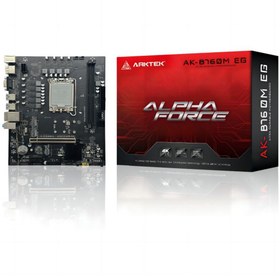 Resim arktek Alpha Force AK-B760M EG Intel LGA1700 DDR5 Micro ATX Anakart 