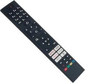 Resim VINABTY RC45157/30109080 JVC LT-39VAH3055 39 Zoll Fernseher/Android TV için JVC LT-42VAF3055 42 Zoll Fernseher/Android TV JVC LT-43VAF3055 43 Zoll Android için Uzaktan Kumanda TV Uzaktan Kumandası 