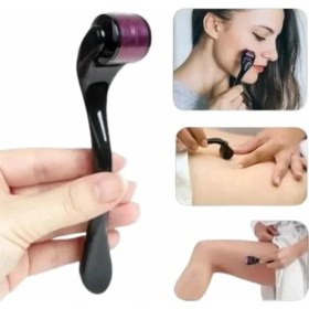 Resim Savarga Titanyum Uçlu Derma Roller 540 Iğneli 1 mm Gözenek Azaltıcı Akne Izlerine Uygun 