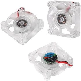 Resim 6 adet 3D Yazıcı Fanı DC 24V Mini Fırçasız Soğutma Fanı 40 x 40 x 10 mm Hidrolik Rulman Fanı RGB LED 2 Pin Terminal ile 3D Yazıcı, DVR, PC, CPU için 