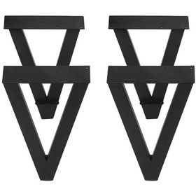 Resim Dekoratif Sehpa Ayakları Üçgen Tasarım Orta Sehpa Ayağı 