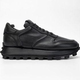 Resim Valmenti Erkek Hakiki Deri Siyah Sneakers & Spor Ayakkabı VLM1922 - 4 