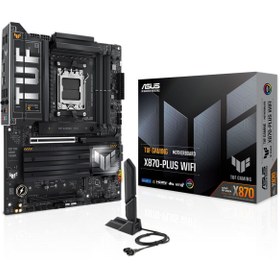 Resim ASUS TUF GAMING X870-PLUS WIFI AMD X870 Soket AM5 DDR5 8000+(OC)MHz ATX Gaming (Oyuncu) Anakart 